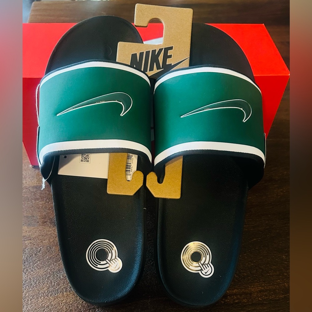 Nike Green/JETS Slide Sandals
